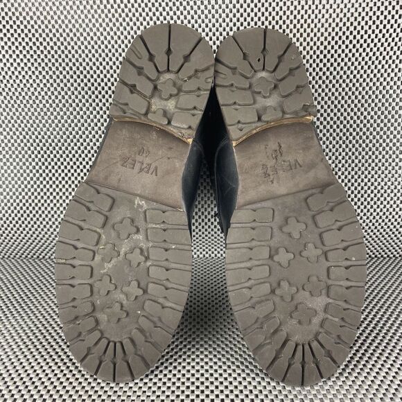 Velez Chukka Boots Mens Size 40 Black Leather Lace Up Casual - Picture 10 of 12